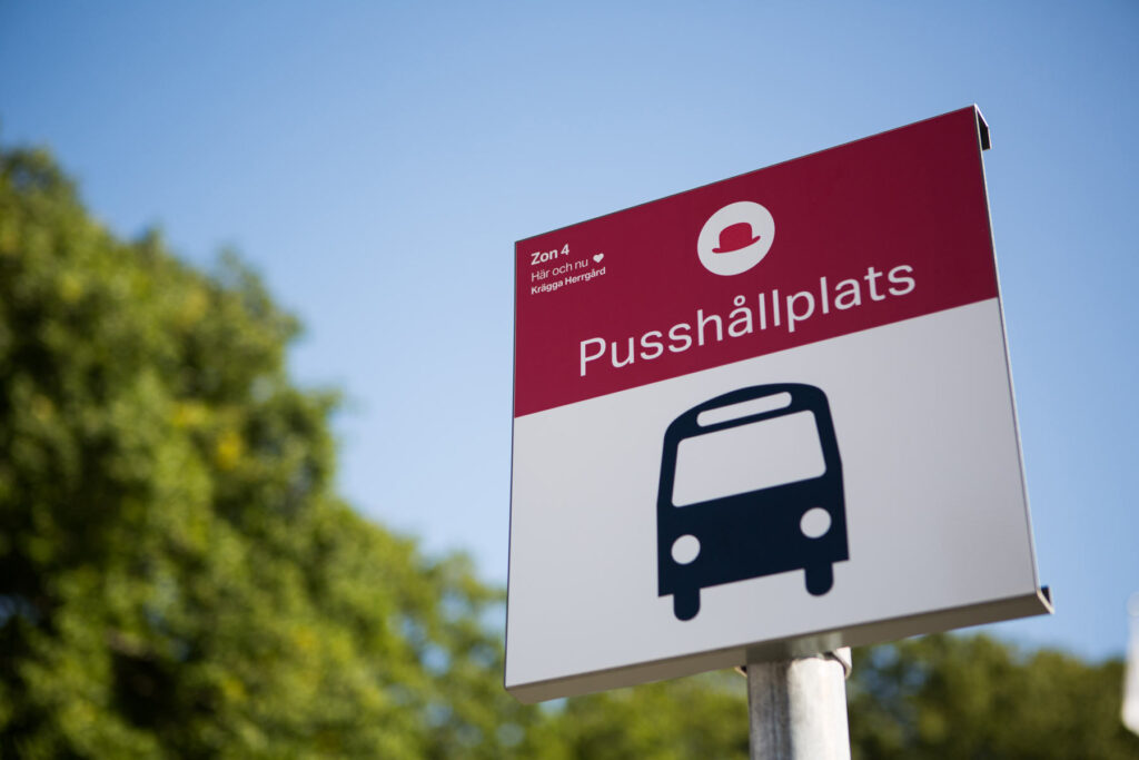 Pusshållsplats Krägga Herrgård