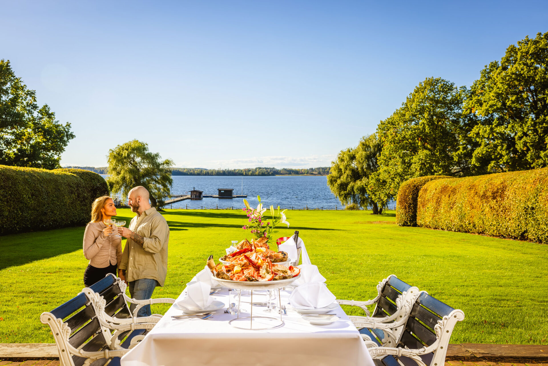 Skaldjursweekend på Krägga Herrgård