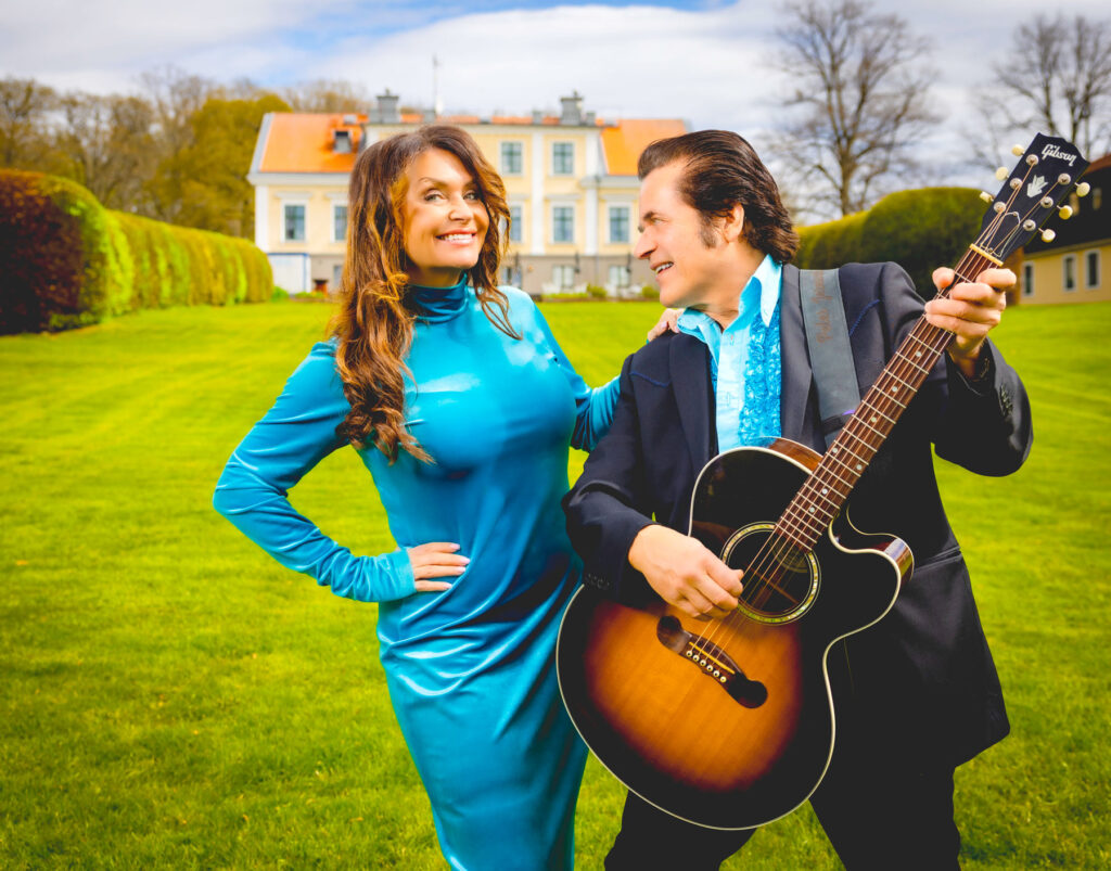 Peter Jezewski och Christina Lindberg på Krägga Herrgård